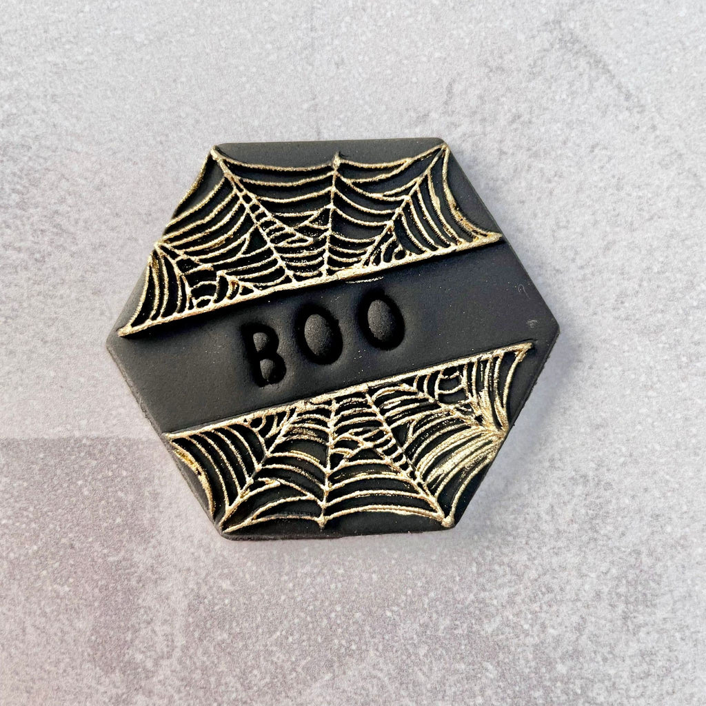 Split Spider Web POPup Embosser Cookie Biscuit Stamp Halloween